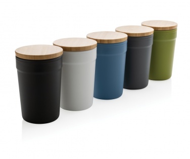 Logotrade promotional gift image of: GRS certified recycled PP mug with bamboo lid