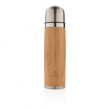 Logotrade promotional gifts photo of: Bamboo vacuum travel flask