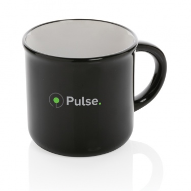 Logo trade promotional gift photo of: Vintage ceramic mug 280ml