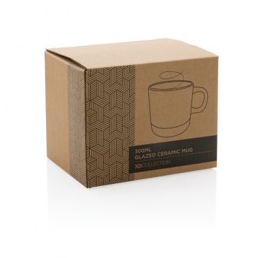 Logo trade promotional gifts picture of: Glazed ceramic mug 360ml