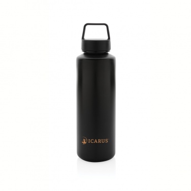 Logo trade promotional gifts image of: RCS certified recycled PP water bottle with handle