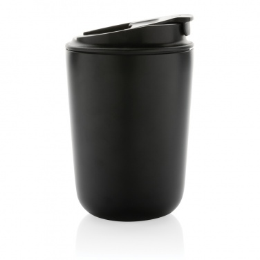 Logo trade promotional giveaways image of: Cuppa RCS re-steel vacuum tumbler with lanyard