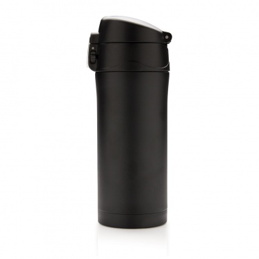 Logo trade promotional merchandise image of: RCS Recycled stainless steel easy lock vacuum mug