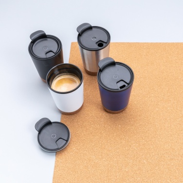Logo trade promotional gifts image of: GRS RPP stainless steel cork coffee tumbler