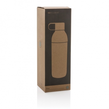 Logo trade promotional giveaways image of: Flow RCS recycled stainless steel vacuum bottle