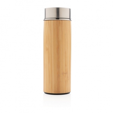 Logotrade promotional item image of: Leak proof bamboo vacuum bottle