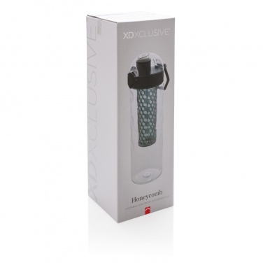 Logotrade promotional merchandise photo of: Honeycomb lockable leak proof infuser bottle