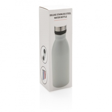 Logo trade promotional gift photo of: Deluxe stainless steel water bottle