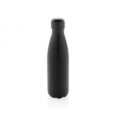 Logotrade promotional gift image of: Solid colour vacuum stainless steel bottle 500 ml