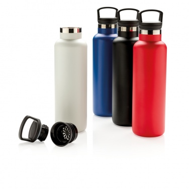 Logo trade promotional giveaways picture of: Vacuum insulated leak proof standard mouth bottle