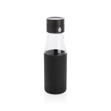 Logotrade promotional products photo of: Ukiyo glass hydration tracking bottle with sleeve
