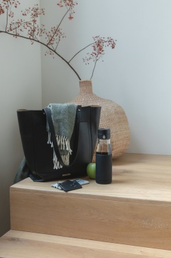 Logotrade promotional giveaways photo of: Ukiyo glass hydration tracking bottle with sleeve