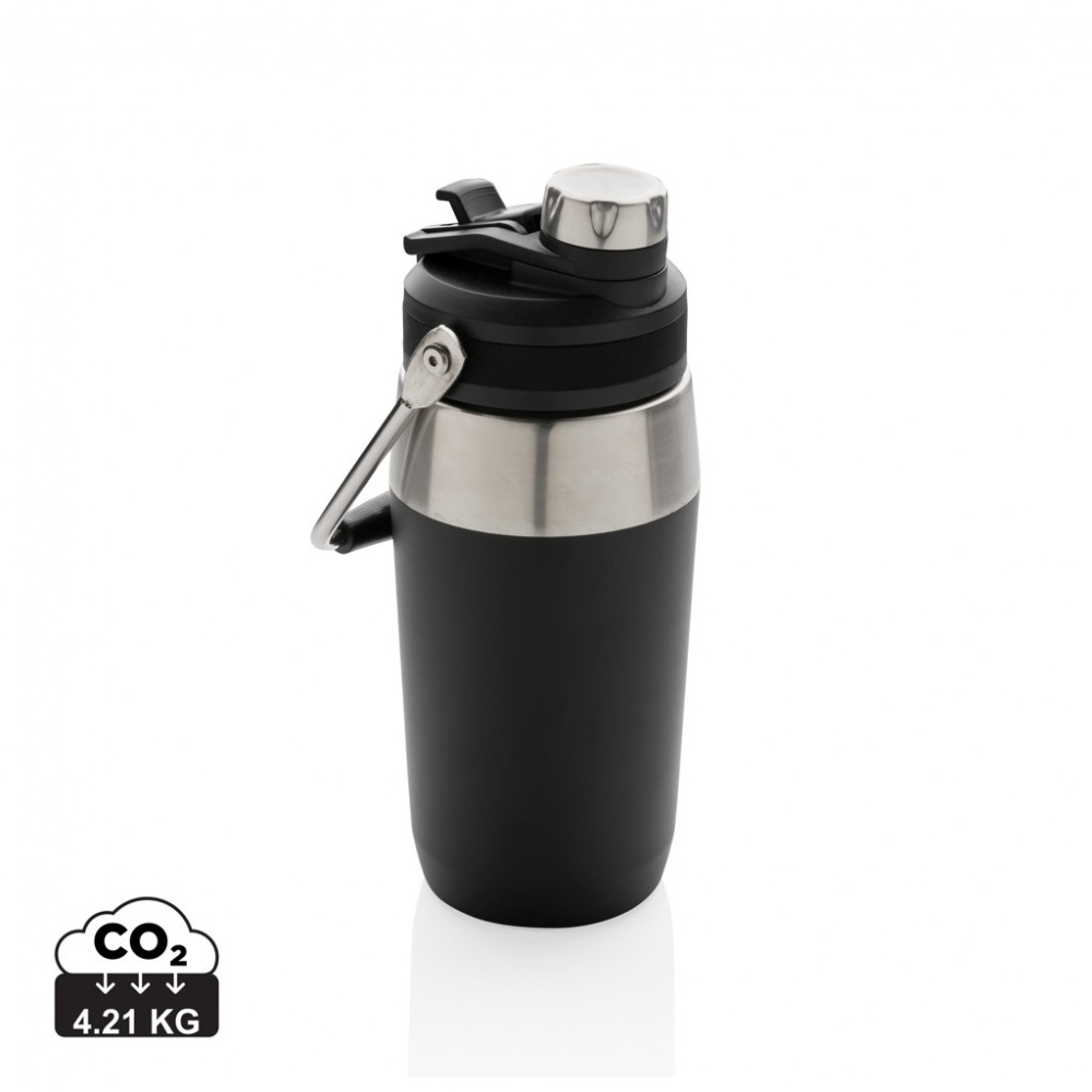 Logotrade promotional items photo of: Vacuum stainless steel dual function lid bottle 500ml