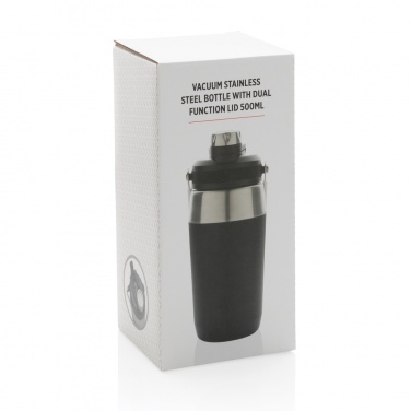 Logotrade promotional giveaway picture of: Vacuum stainless steel dual function lid bottle 500ml