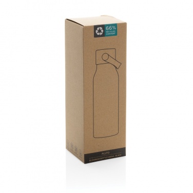 Logotrade promotional merchandise image of: Pluto RCS Certified recycled aluminium bottle 680ml
