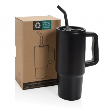 Logo trade promotional giveaway photo of: Embrace deluxe RCS recycled stainless steel tumbler 900ml