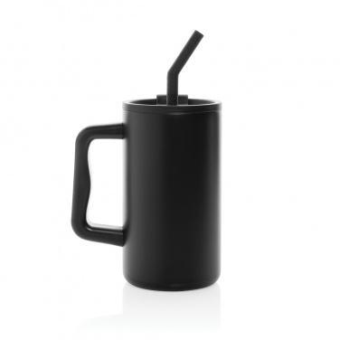 Logo trade corporate gifts picture of: Cube RCS certified recycled steel mug 800ml