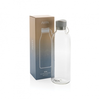 Logo trade corporate gift photo of: Avira Atik RCS Recycled PET bottle 1L