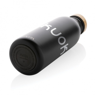 Logotrade promotional giveaway picture of: Avira Alcor RCS Re-steel single wall water bottle 600 ML