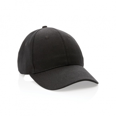 Logotrade promotional gift picture of: Impact 6 panel 280gr Recycled cotton cap with AWARE™ tracer