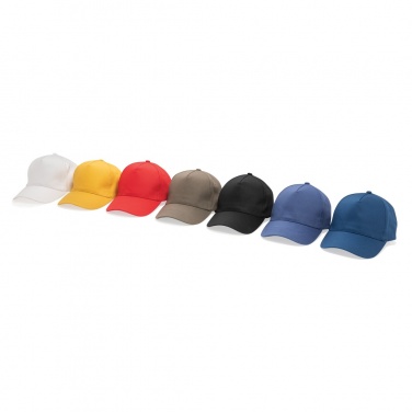 Logo trade promotional item photo of: Impact 5panel 280gr Recycled cotton cap with AWARE™ tracer