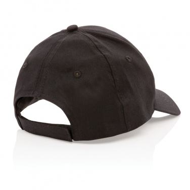 Logo trade promotional gift photo of: Impact 6 panel 190gr Recycled cotton cap with AWARE™ tracer