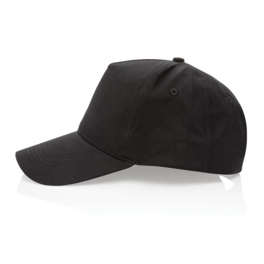 Logo trade advertising product photo of: Impact 5 panel 190gr Recycled cotton cap with AWARE™ tracer