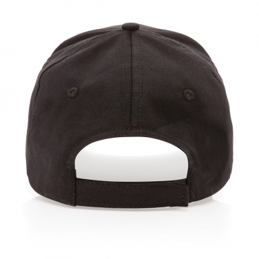 Logo trade promotional gifts image of: Impact 5 panel 190gr Recycled cotton cap with AWARE™ tracer