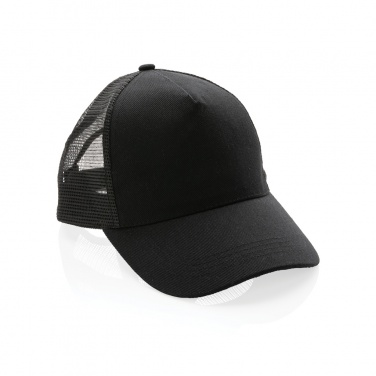 Logo trade promotional product photo of: Impact AWARE™ Brushed rcotton 5 panel trucker cap 190gr