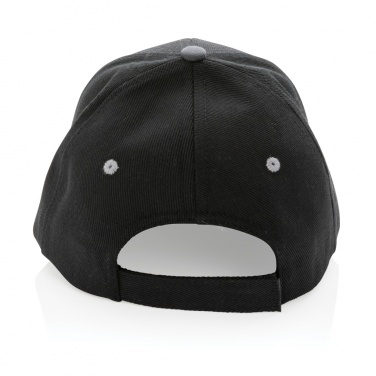 Logotrade promotional gift picture of: Impact AWARE™ Brushed rcotton 6 panel contrast cap 280gr