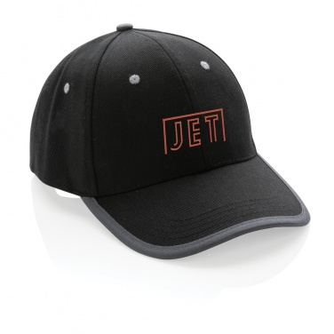 Logotrade promotional item image of: Impact AWARE™ Brushed rcotton 6 panel contrast cap 280gr