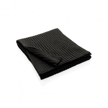 Logo trade business gifts image of: Impact AWARE™ Polylana® knitted scarf 180 x 25cm