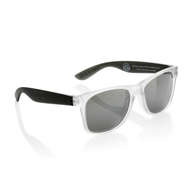 Logo trade promotional item photo of: Gleam RCS recycled PC mirror lens sunglasses