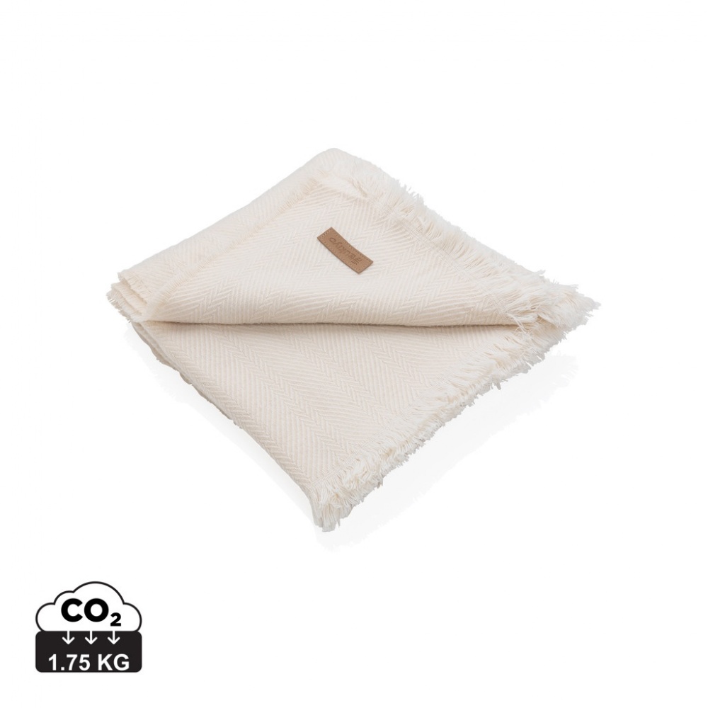 Logotrade promotional merchandise picture of: Ukiyo Aware™ Polylana® woven blanket 130x150cm