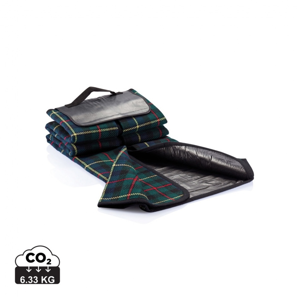 Logotrade promotional gift image of: Tartan picnic blanket
