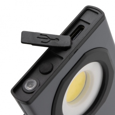 Logotrade corporate gift image of: Gear X RCS recycled plastic USB pocket work light 260 lumen