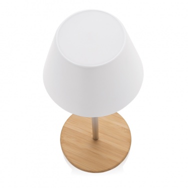 Logo trade promotional giveaway photo of: Pure Glow RCS usb-rechargeable recycled plastic table lamp