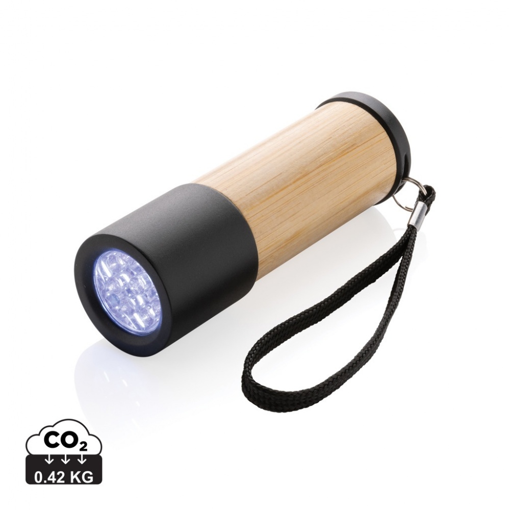 Logotrade advertising product image of: Bamboo and RCS certfied recycled plastic torch