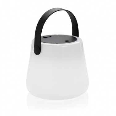 Logo trade promotional merchandise picture of: SolarGlow RCS recycled ABS USB-rechargeable outdoor light