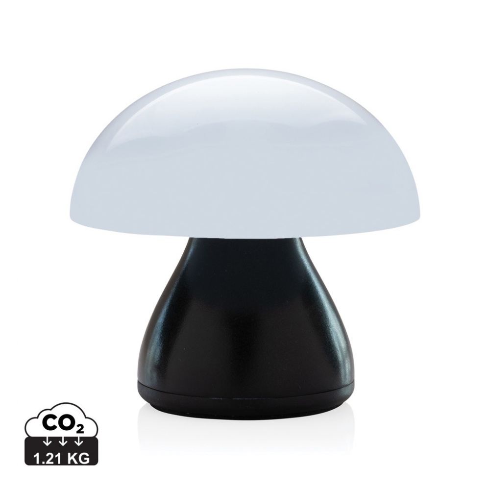 Logotrade promotional giveaway image of: Luming RCS recycled plastic USB re-chargeable table lamp