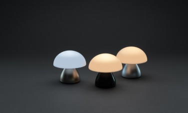 Logo trade promotional merchandise picture of: Luming RCS recycled plastic USB re-chargeable table lamp