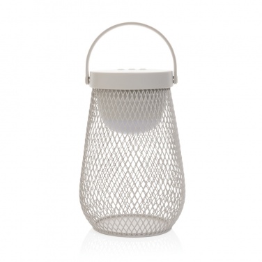 Logo trade corporate gift photo of: Aurora RCS recycled plastic USB re-chargeable table lamp
