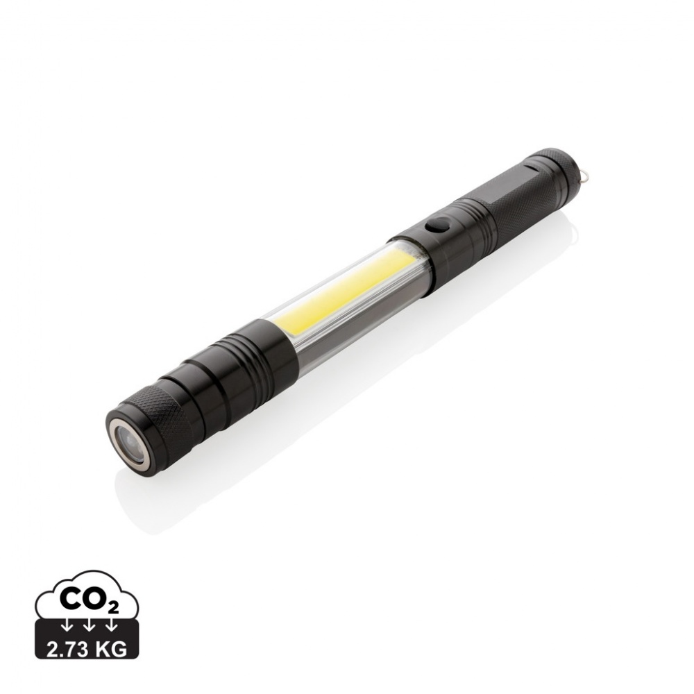 Logo trade promotional merchandise photo of: Large telescopic light with COB