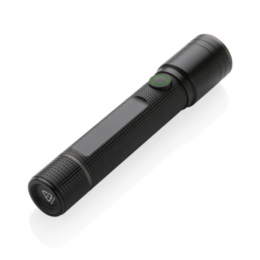 Logo trade corporate gifts picture of: Gear X RCS recycled aluminum USB-rechargeable torch