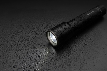 Logo trade promotional products picture of: RCS recycled aluminum USB-rechargeable heavy duty torch