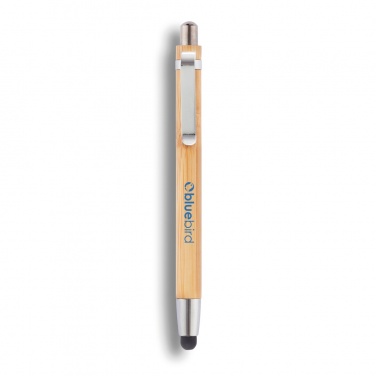 Logo trade business gifts image of: Bamboo stylus pen