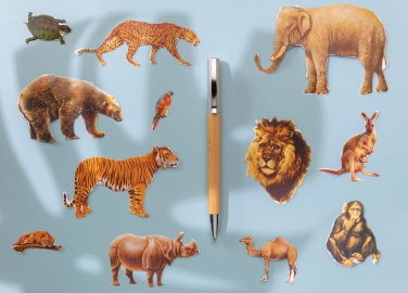 Logo trade promotional products picture of: Modern bamboo pen