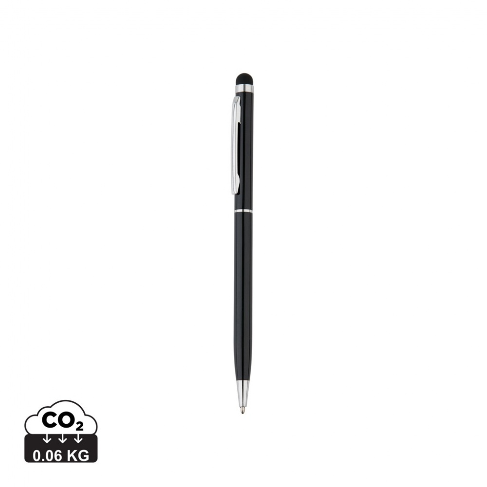 Logo trade promotional item photo of: Thin metal stylus pen