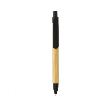 Logo trade promotional giveaway photo of: Write responsible recycled paper barrel pen