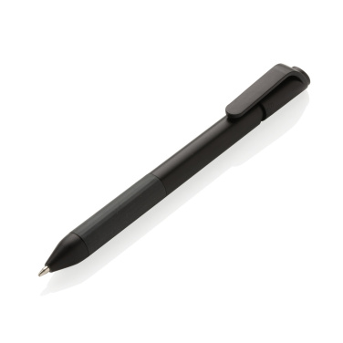 Logo trade promotional item photo of: TwistLock GRS certified recycled ABS pen